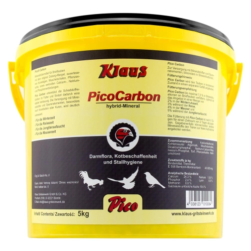 Klaus PicoCarbon - mieszanka mineralna z węglem dla gołębi  5kg