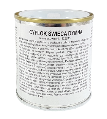 Świeca dymna cyflok 120g do zwalczania owadów