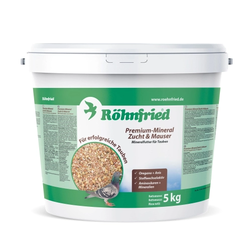 Premium Mineral Zucht & Mauser 5kg - specjalna kompozycja na lęgi i pierzenie