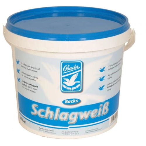 Backs Schlagweiss 10 l - posypka do gołębnika