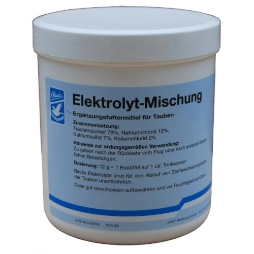 Elektrolit Backs 500g - kombinacja elektrolitów  