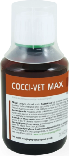 Cocci-vet Max-125ml - stop kokcydiom i robakom