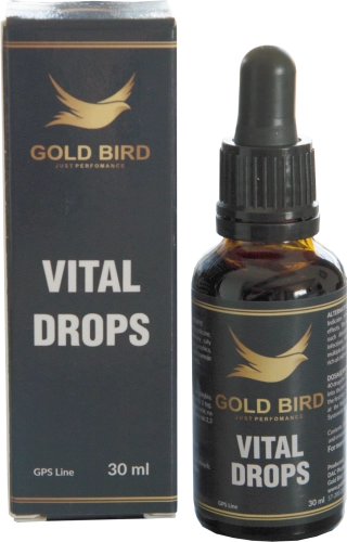 Gold Bird Vital Drops 30ml - 20% termin ważności 07/2026 przeciw pierwotniakom, bakteriom, grzybom
