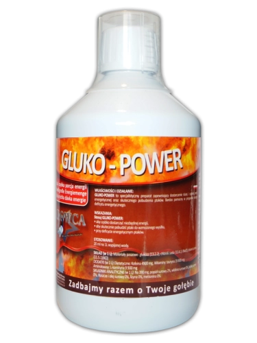 GLUKO POWER 1000ml DUŻA I SZYBKA PORCJA ENERGII 