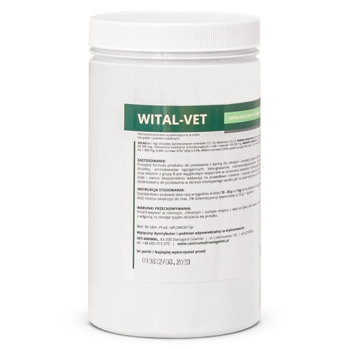 WITAL-VET 500g - witalność, apetyt i zdrowie