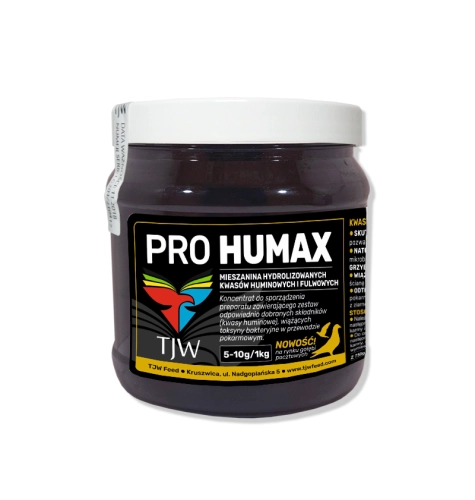 PRO HUMAX 750g - 40% termin ważności 7.05.2026 mieszanina HYDROLIZOWANYCH KWASÓW HUMINOWYCH I FULWOWYCH