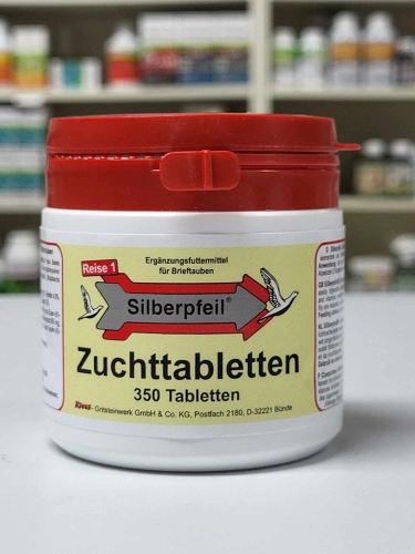 Zuchttabletten 350szt - kapsułki poprawiające płodność szczególnie u starszych gołębi