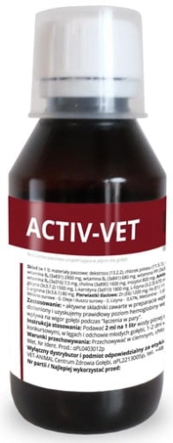 Activ-vet - aktywator energii 125 ml
