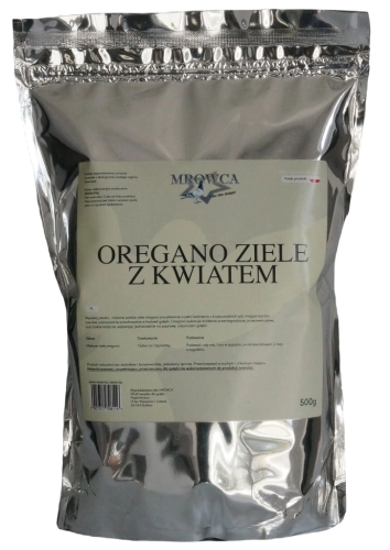 Oregano ziele z kwiatem 500g - mielone oregano