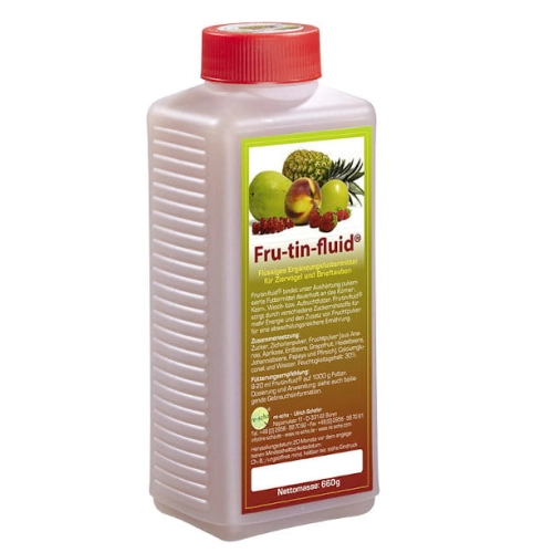 Fru-tin-fluid® 660g - 20% termin ważności 05/2026 cukry pochodzenia biologicznego. 