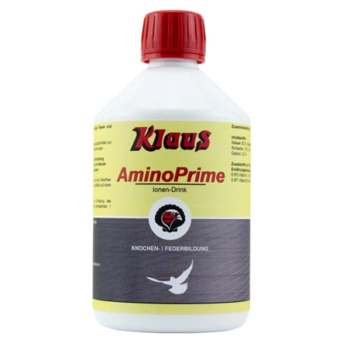 Klaus AminoPrime 500ml -30% termin ważności 31.12.2026  źródło witamin A i D3 oraz wapnia 