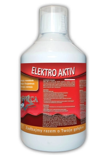 ELEKTRO AKTIV 500ml SIŁA, ENERGIA, NAWODNIENIE 