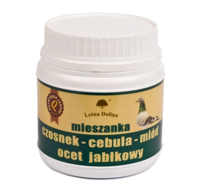 Mieszanka czosnek-cebula-miód-ocet jabłkowy 500g