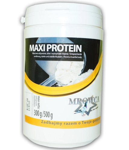 MAXI PROTEIN 300g WŁAŚCIWIE ODŻYWIONE, SILNE I WYTRZYMAŁE MIĘŚNIE 