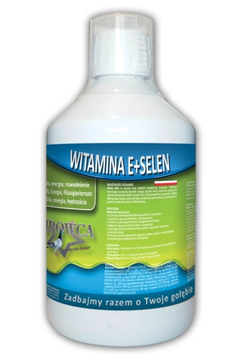WITAMINA E + Se Mrowca  500ml  -  ROZRÓD, OCHRONA SERCA, ODPORNOŚĆ 