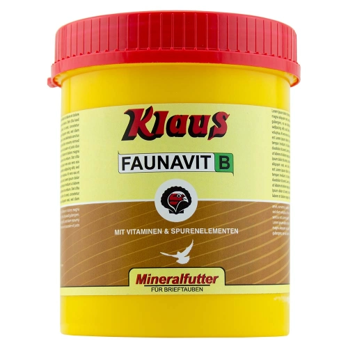 Klaus Faunavit B 1kg Mieszanka mineralno witaminowa
